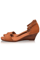 Dreamland Leather Wedges by ELF - Vysn