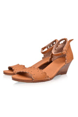 Dreamland Leather Wedges by ELF - Vysn