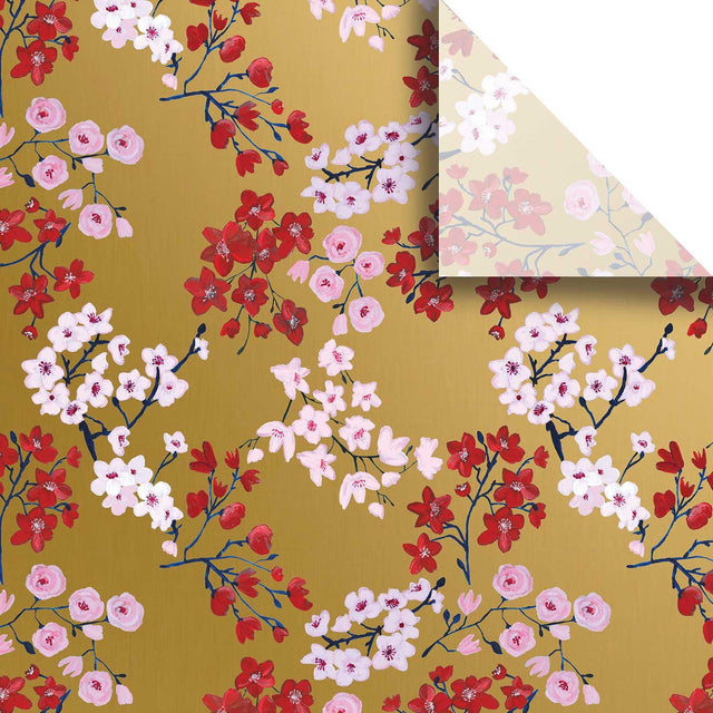 Drifting Blossoms 20" x 30" Floral Gift Tissue Paper by Present Paper - Vysn