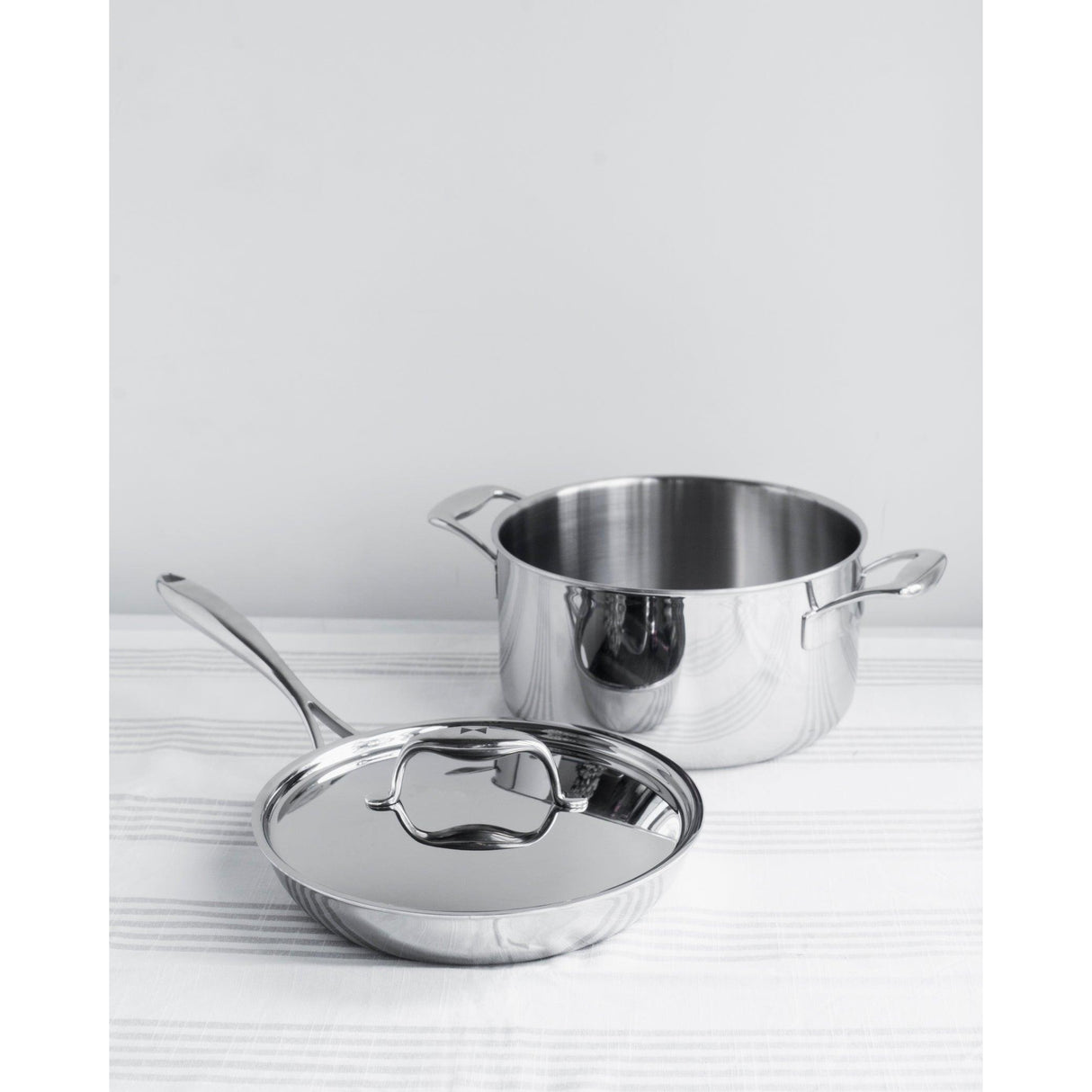 Duratux Tri-Ply Cookware Bundle by Tuxton Home - Vysn