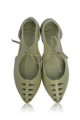 Eden Pointy Toe Ballet Flats by ELF - Vysn