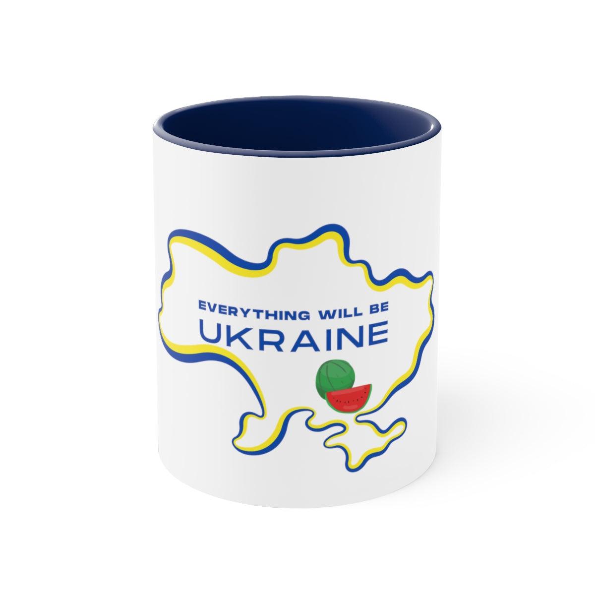 Everything Will Be Ukraine Coffee Mug, 11oz by The Olde Soul - Vysn