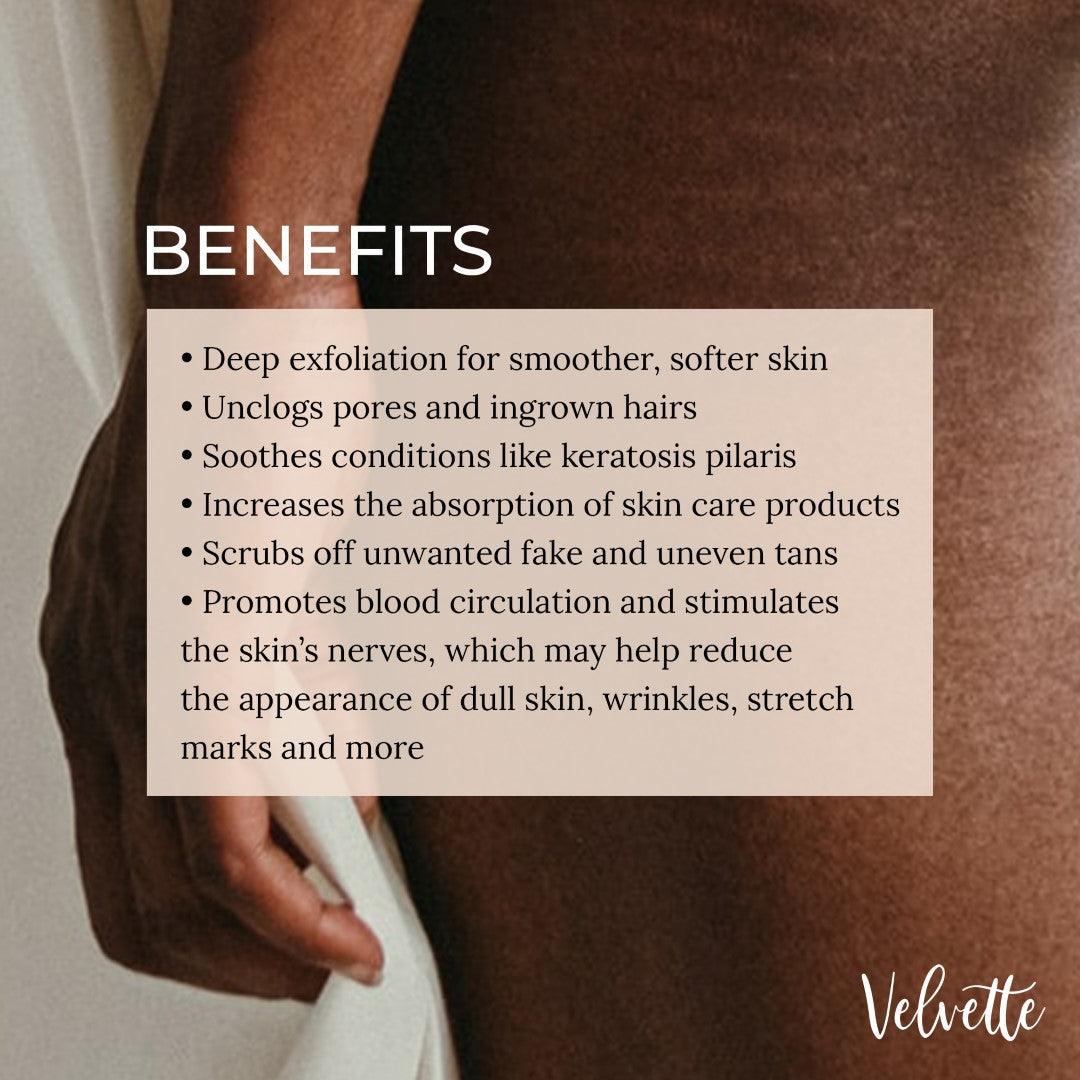 Exfoliating Mitt for Body by Velvette - Vysn