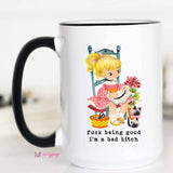 F Being Good Mug by Sweetees - Vysn