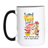 F Being Good Mug by Sweetees - Vysn