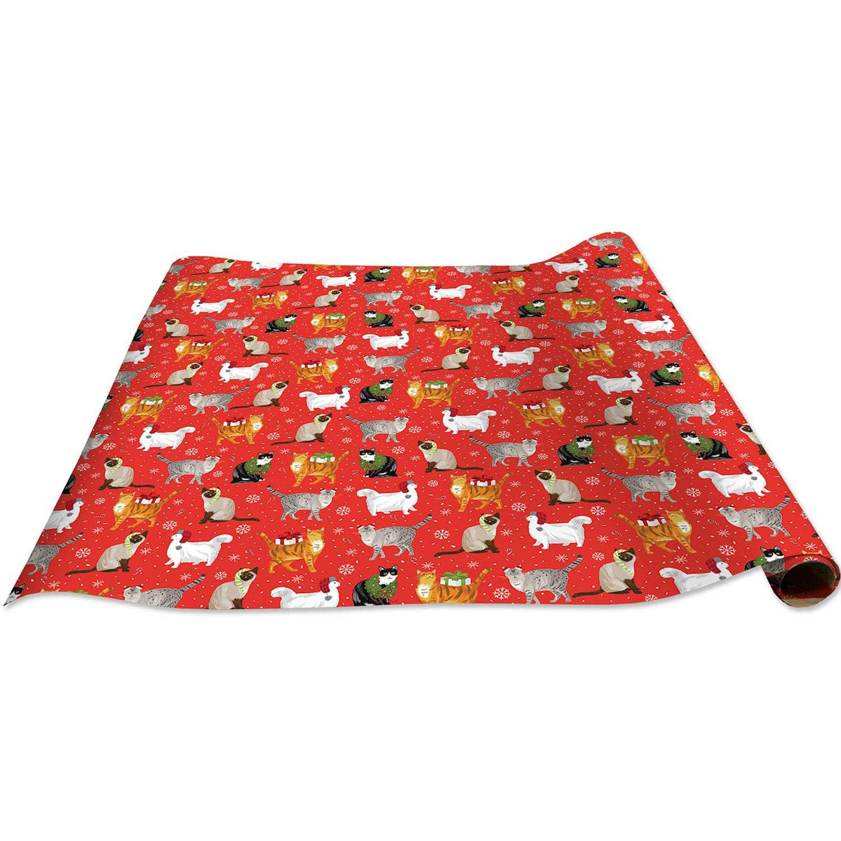 Fancy Cats Christmas Gift Wrap by Present Paper - Vysn