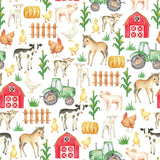 Farm Animals Baby Gift Wrap by Present Paper - Vysn