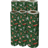 Farm Ornaments Christmas Gift Wrap by Present Paper - Vysn