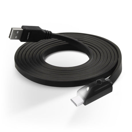 LED USB-A to USB-C 2.0 Charge/Sync Cable 6ft - Vysn