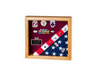 Flag Display Case showcases both the flag and military awards,(Red Felt) by The Military Gift Store - Vysn