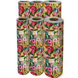 Floral Collage Gift Wrap by Present Paper - Vysn