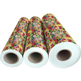 Floral Collage Gift Wrap by Present Paper - Vysn