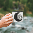 Floral Moon 1 Boho Mug by WinsterCreations™ Official Store - Vysn