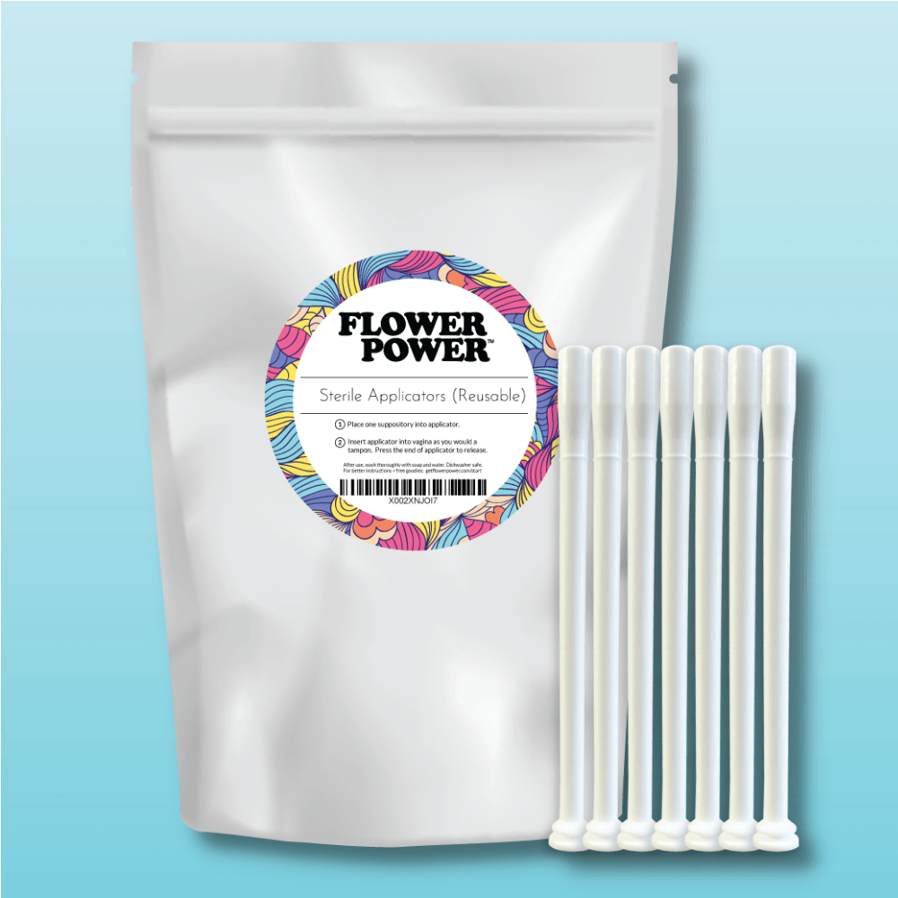 Flower Power® Vaginal Suppository Applicators by FlowerPower™ Feminine Health - Vysn