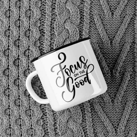 Focus On The Good Inspirational Mug by WinsterCreations™ Official Store - Vysn