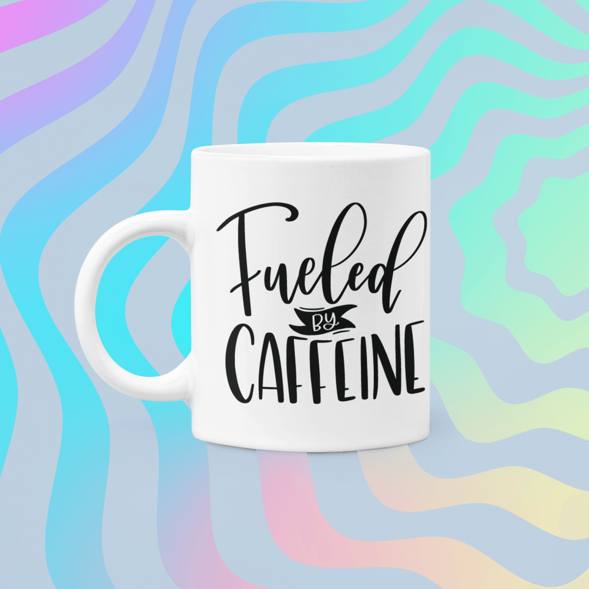 Fueled By Caffeine Coffee Mug by WinsterCreations™ Official Store - Vysn