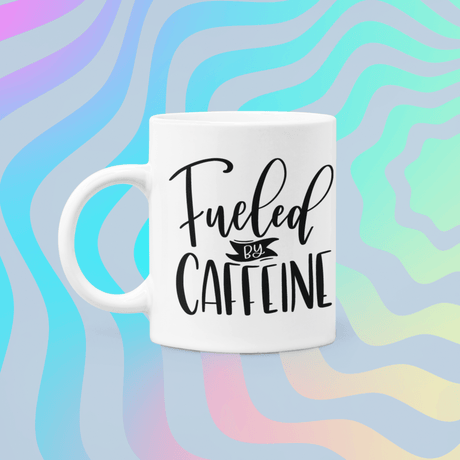 Fueled By Caffeine Coffee Mug by WinsterCreations™ Official Store - Vysn