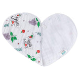 Gift Set: New York Girl Baby Muslin Swaddle Blanket and Burp Cloth/Bib Combo by Little Hometown - Vysn