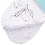 Gift Set: Southern Belle Baby Muslin Swaddle Blanket and Burp Cloth/Bib Combo by Little Hometown - Vysn