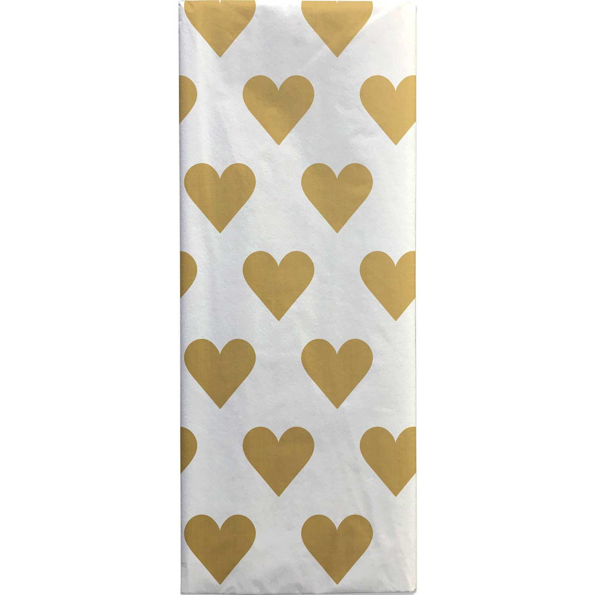 Gold Hearts 20" x 30" Wedding Gift Tissue Paper by Present Paper - Vysn