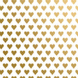 Gold Hearts Wedding Gift Wrap by Present Paper - Vysn