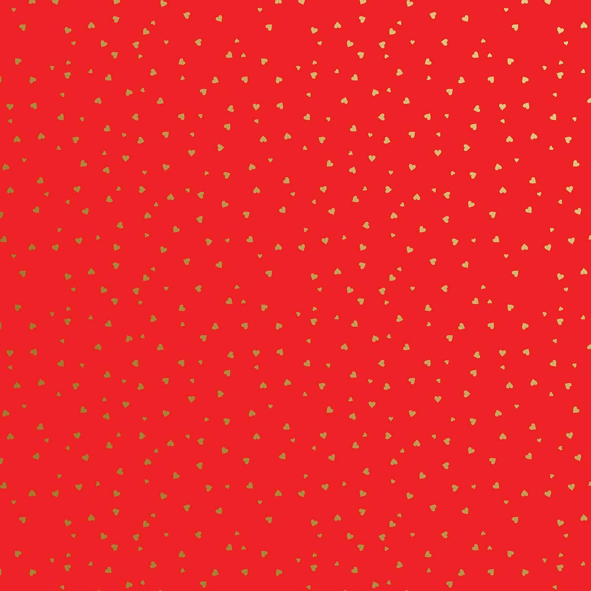 Gold Red Hearts Love Gift Wrap by Present Paper - Vysn