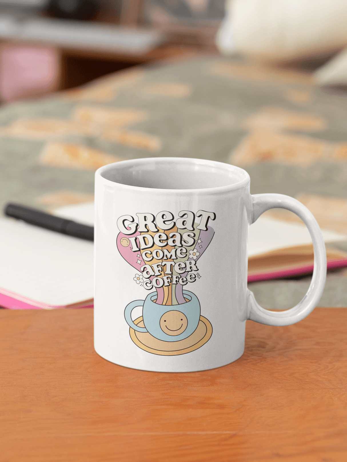 Great Ideas Come After Coffee Mug by Quirky Crate - Vysn