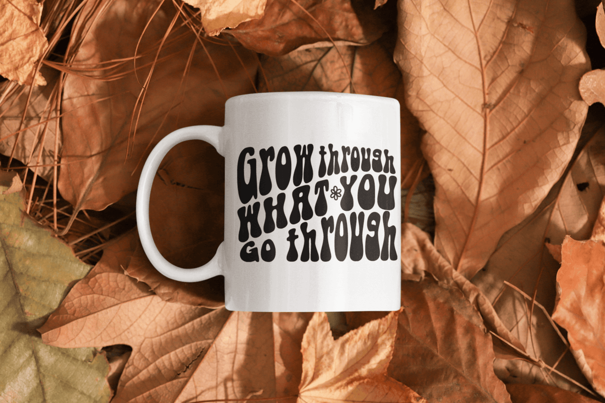 Grow Through What You Go Through Boho Mug by WinsterCreations™ Official Store - Vysn