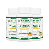 Halal Vitamin C 500mg Tablets (3-Pack) by Zaytun Vitamins - Vysn