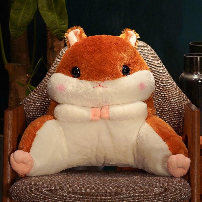 Hammy Plushie/Back Cushion (with Blanket + Hand Warmer) by Subtle Asian Treats - Vysn