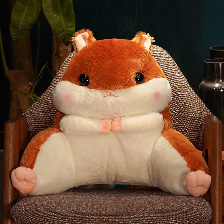 Hammy Plushie/Back Cushion (with Blanket + Hand Warmer) by Subtle Asian Treats - Vysn