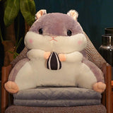 Hammy Plushie/Back Cushion (with Blanket + Hand Warmer) by Subtle Asian Treats - Vysn