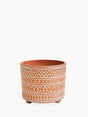 Hand Etched Terracotta Pot - Small by KORISSA - Vysn