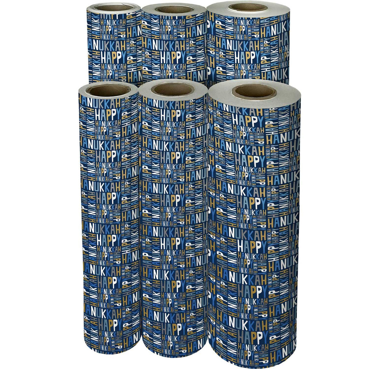 Hanukkah Greetings Gift Wrap by Present Paper - Vysn