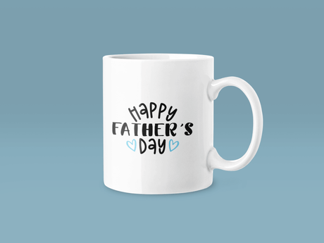 Happy Father's Day Blue Hearts Fathers Day Collection by WinsterCreations™ Official Store - Vysn