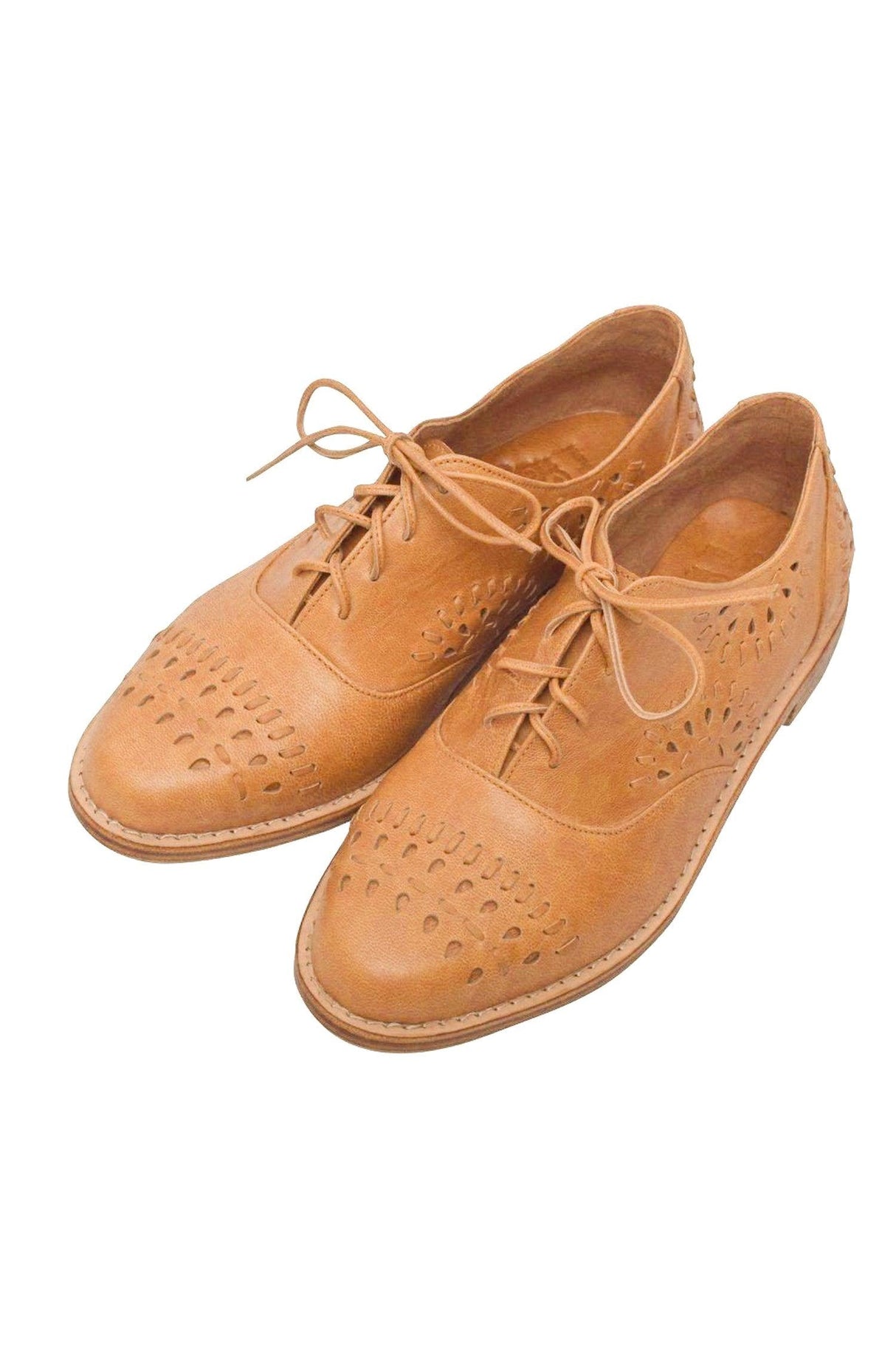 Heartbreak Leather Oxfords by ELF - Vysn