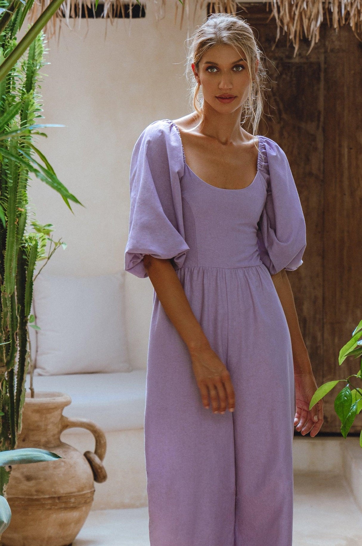 Heaven Bay Linen Jumpsuit by ELF - Vysn