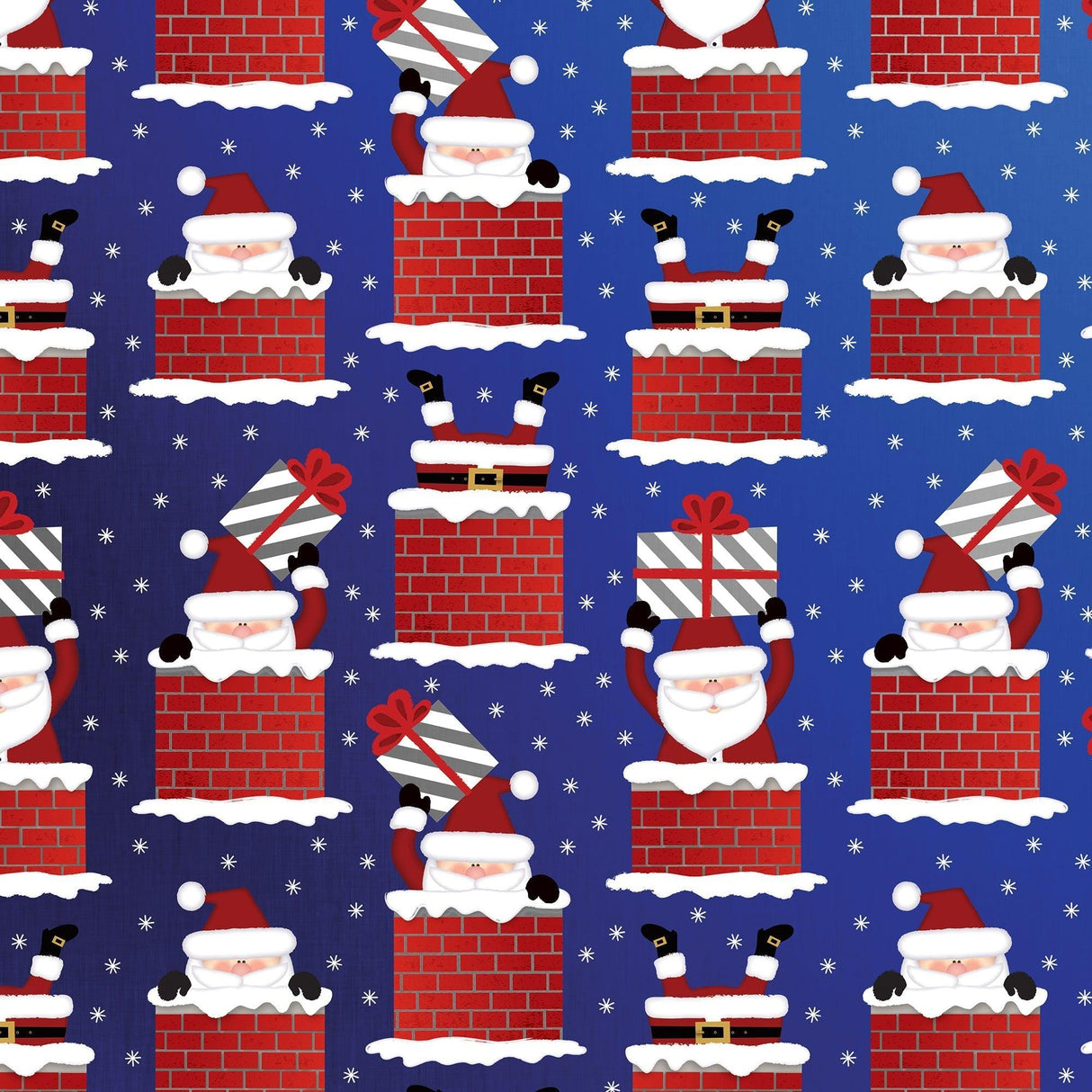 Here Comes Santa Christmas Gift Wrap by Present Paper - Vysn