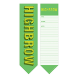 Highbrow/Lowbrow 2-in-1 Bookmark Notepad by Quirky Crate - Vysn