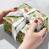 Holiday Gnomes Christmas Gift Wrap by Present Paper - Vysn