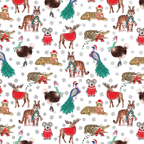 Holiday Safari Christmas Gift Wrap by Present Paper - Vysn