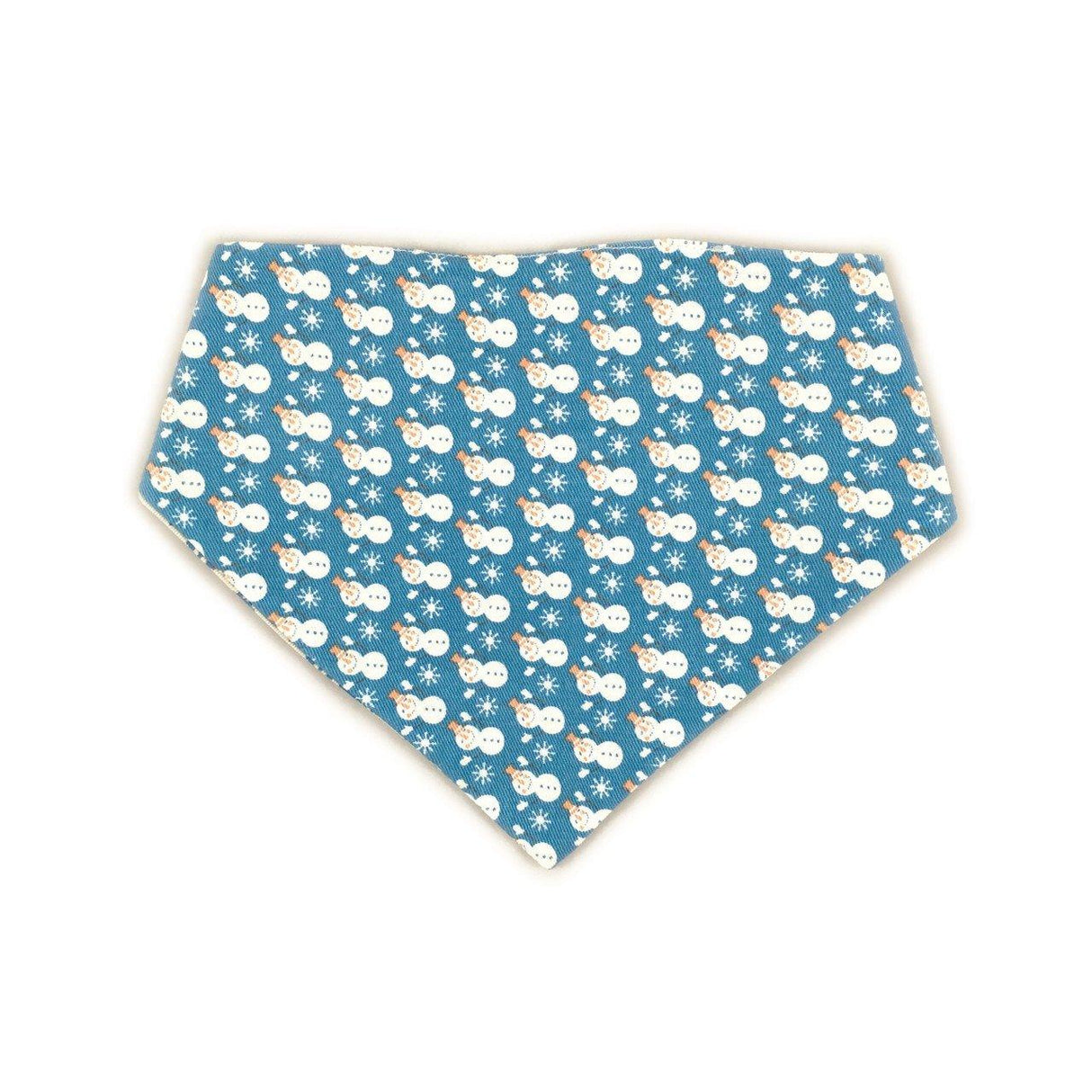 Holiday Snowmen Reversible Dog Bandana by Uptown Pups - Vysn