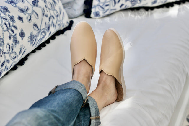 House Mules | Honey Beige by Dooeys - Vysn