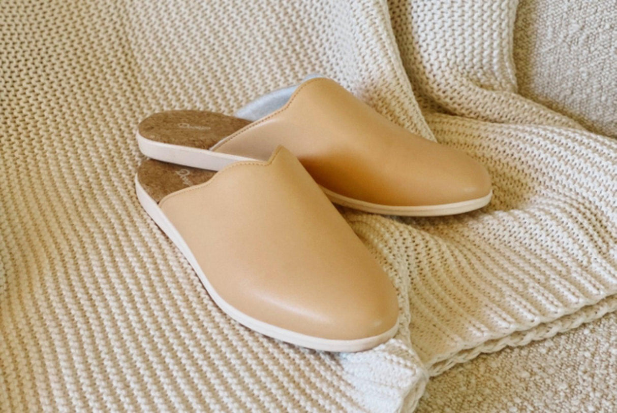 House Mules | Honey Beige by Dooeys - Vysn