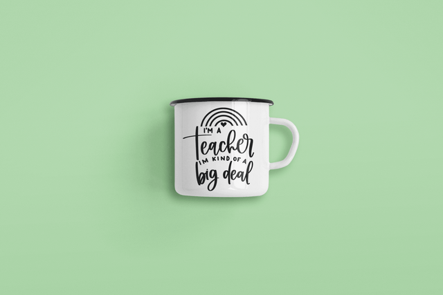 I'm A Teacher I'm Kind Of A Big Deal Teacher Mug by WinsterCreations™ Official Store - Vysn