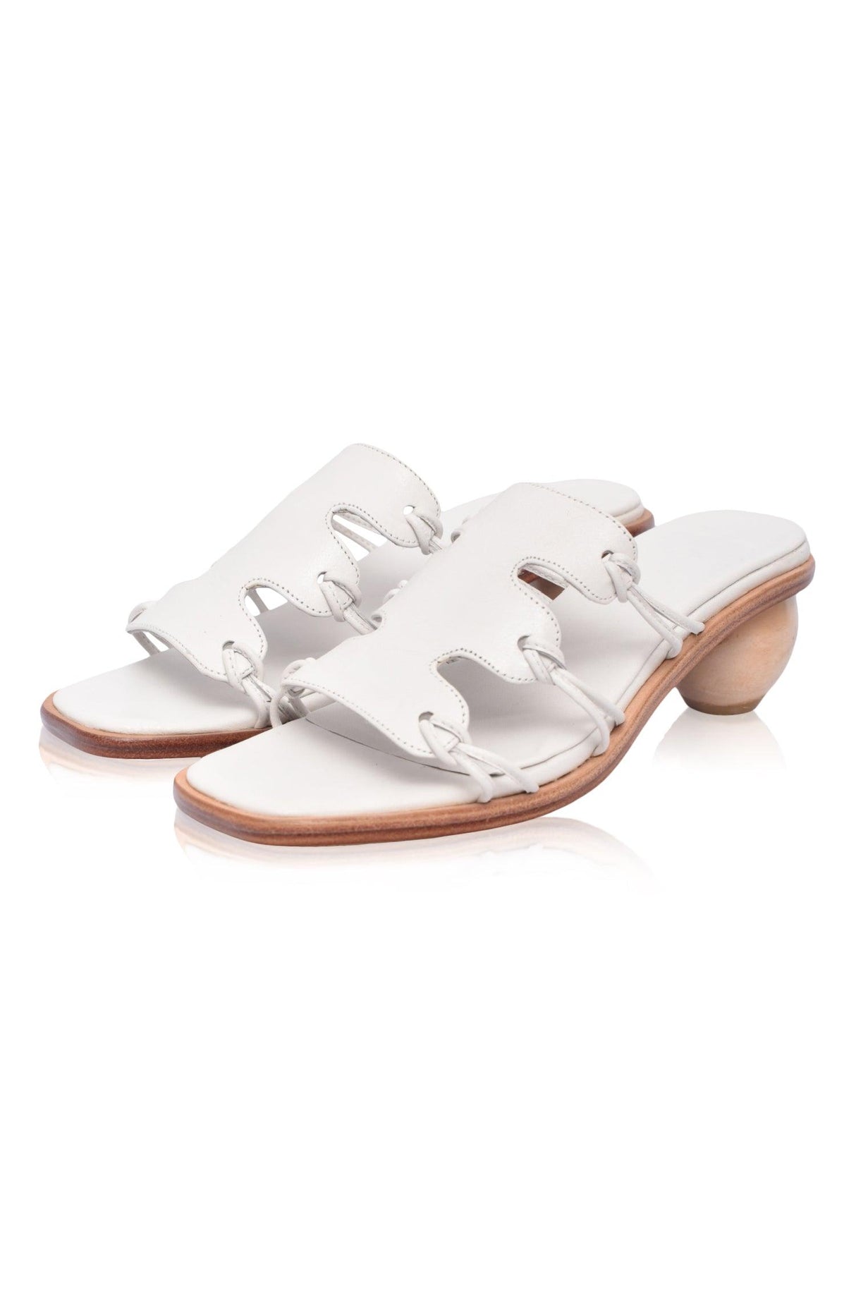 Ibiza Round Heel Mules by ELF - Vysn