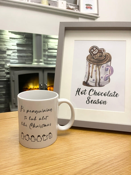 It's Penguining To Look Alot Like Christmas Ceramic Mug by WinsterCreations™ Official Store - Vysn