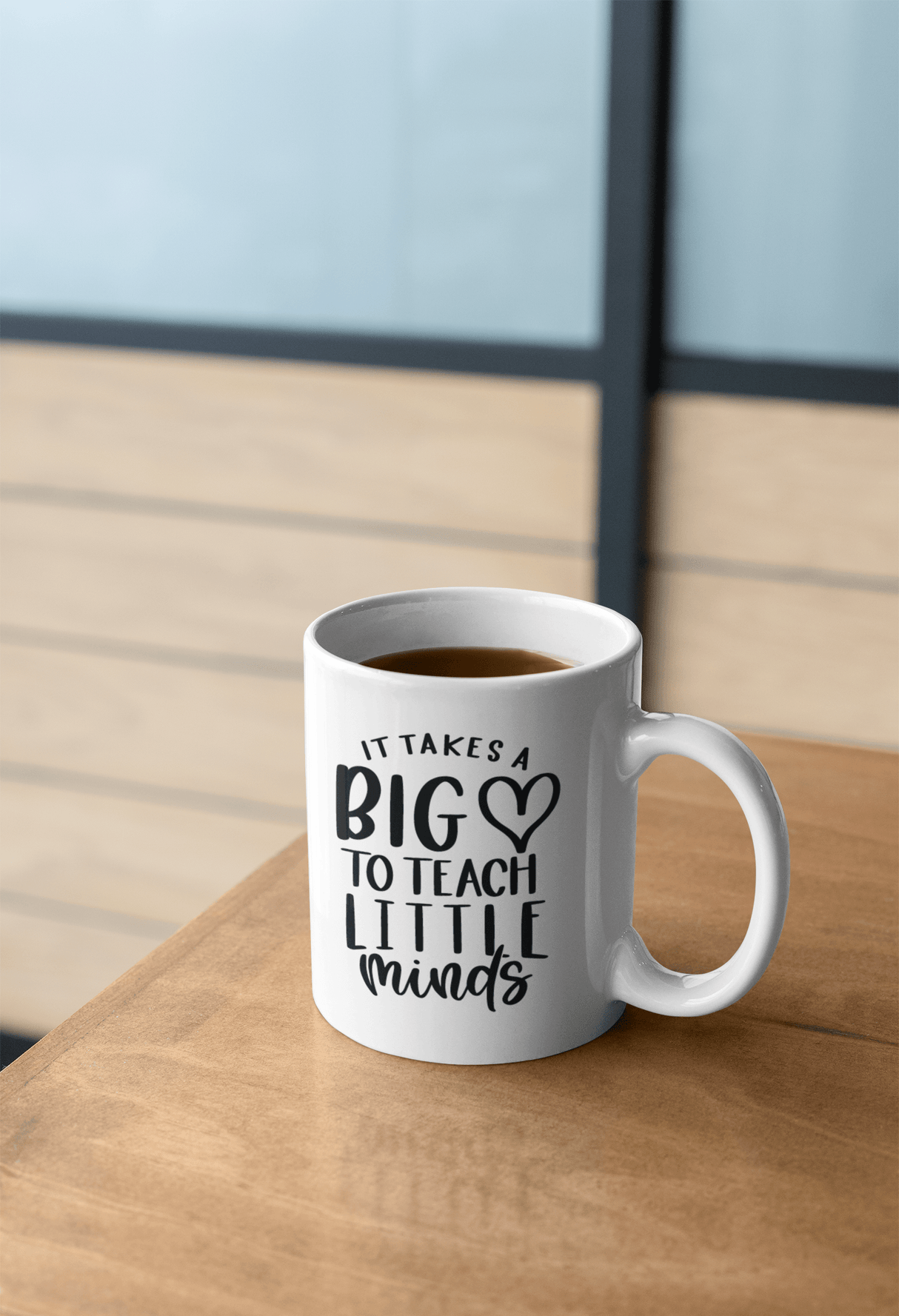 It Takes A Big Heart To Teach Little Minds Teacher Mug by WinsterCreations™ Official Store - Vysn