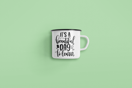 Its A Beautiful Day To Learn Teacher Mug by WinsterCreations™ Official Store - Vysn