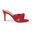 JANE in red vegan suede by Allegra James - Vysn